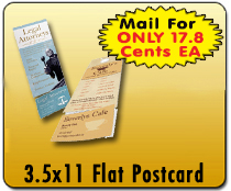3.5x11 Falt Postcard EDDM Mailer